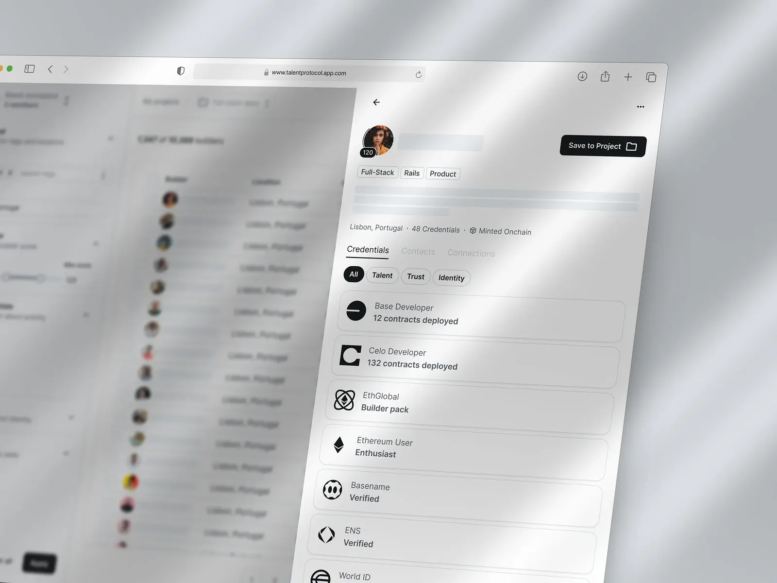 Interface produit SaaS